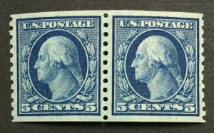 MOMEN: US #458 PAIR MINT OG NH VF #26212