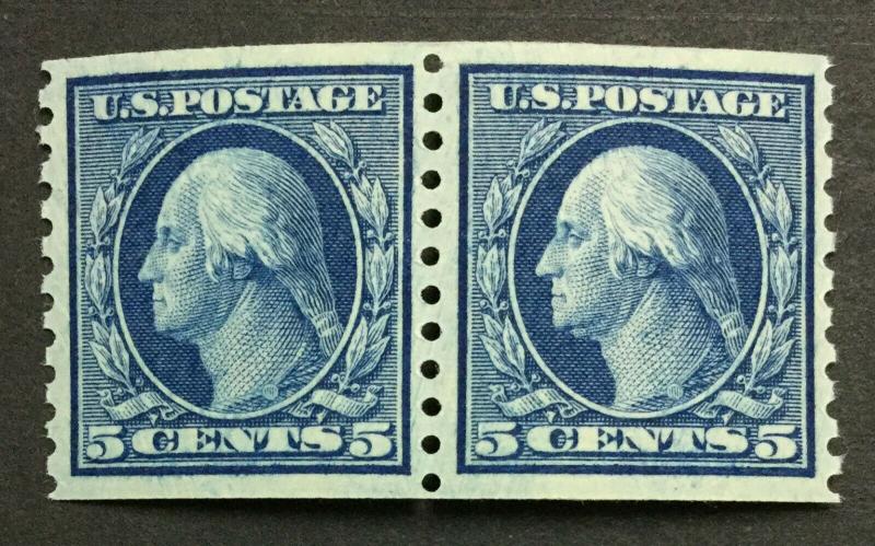 MOMEN: US #458 PAIR MINT OG NH VF #26212