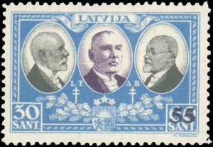 Latvia #B72-B81, Complete Set(10), 1931, Hinged