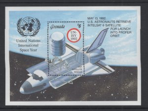 Grenada #2154  (1992 Space Year - Space Shuttle sheet) VFMNH CV $5.50