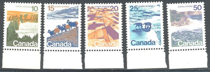 Canada 594-598 MNH