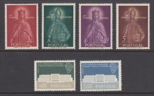 Portugal Sc 832-837 MNH. 1958 2 complete sets, Queen St. Isabel and Hospital