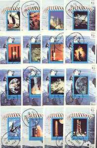 Ajman 1970 Apollo & Gemini Space Programmes, the comp...