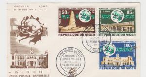 NIGER 1963 UPU SET ON FIRST DAY COVER (SEE BELOW)