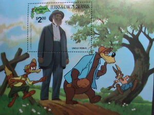 TURKS & CAICOS ISLANDS STAMP-1981-DISNEY CARTOON-CHRISTMAS- MNH S/S SHEET