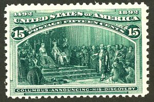 U.S. #238 MINT OG LH