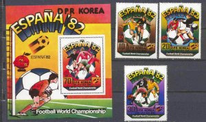 Korea N 2023-26 MNH Football-82 SCV17