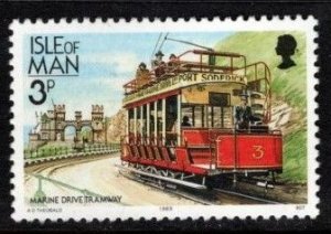 Isle of Man #349a Railways & Trams (1989) - MNH