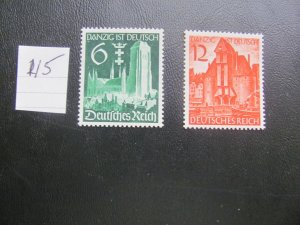 Germany 1939 MNH SC 492-493 SET XF 85  (115)