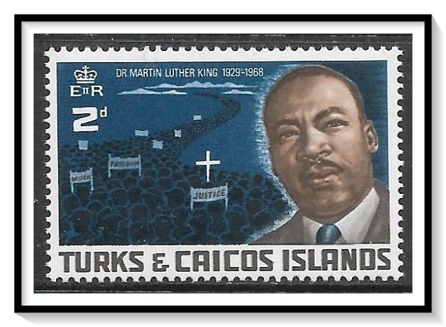 Turks & Caicos #178 Martin Luther King MNH