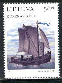 Lithuania 1997: Sc. # 571; **/MNH Single Stamp