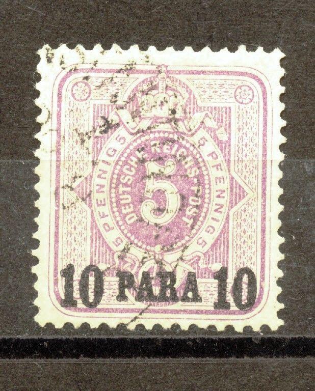 Offices in Turkey, 1884 Michel 1 b,  signed Pauligk, BPP, VF ++ used