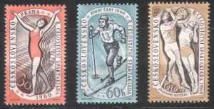 Czechoslovakia 1960 Scott #955-957 MNH