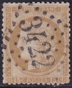 France 1873 Sc 61 used 3422 (Solesmes) GC cancel