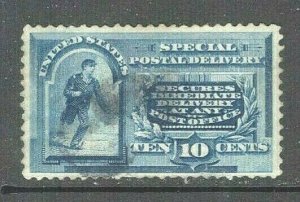 [GG] Used US #E2 ~ 10c Blue Perf 12, Unwatermarked Special Delivery Issue