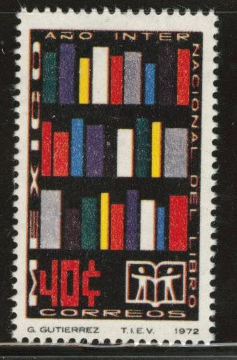 MEXICO Scott 1048 MNH** 1972 Library Book year stamp