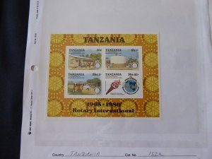 Tanzania 1976-1988 MNH Souvenir Sheets