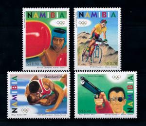 [76780] Namibia 2004 Olympic Games Athens Wrestling Boxing Cycling Type 1  MNH