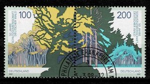 Germany,Sc.#1968 a-b used singles of  s./s., Deciduous Trees