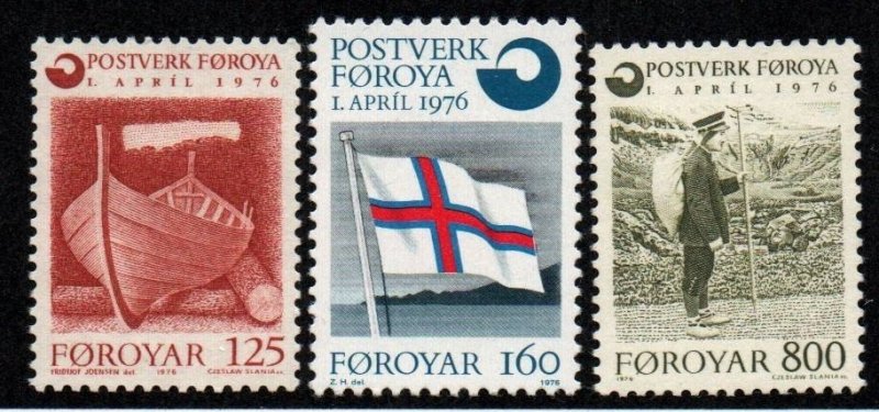 Faroe Islands # 21 - 23 MNH VF 
