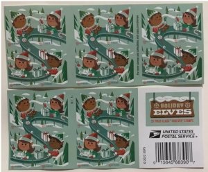 2022 Holiday Elves  forever stamps  5 sheets 100pcs