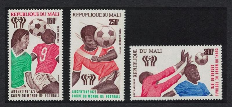 Mali World Cup Football Championship Argentina 3v SG#626-628