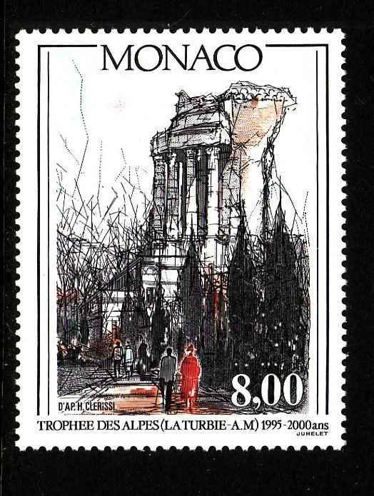 D1-Monaco-Sc#1951-unused NH set-Alps Monument-1995-