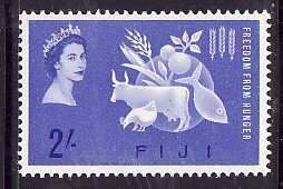 Fiji-Sc#198- id6-unused NH Omnibus QEII set-Freedom from hunger-