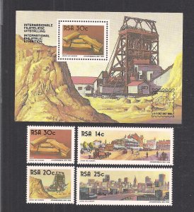 SOUTH AFRICA SC# 674-77a   FVF/MLH  1986