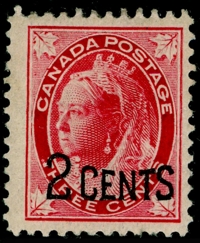 CANADA SG171, 2c on 3c carmine, LH MINT. Cat £22.