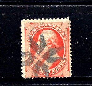 #149 US 7 CENT VERMILION STANTON-USED-N/G-FINE-VF