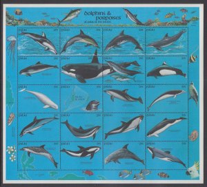 Palau 289 Dolphins Souvenir Sheet MNH VF