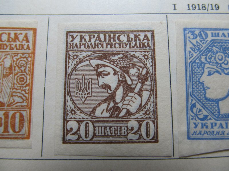 Ukraine Ucraina 1918 20sh Imperf Fine MH* A5P21F235