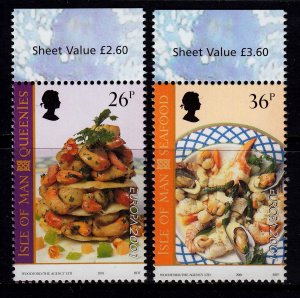 Isle of Man 2001 Gourmet Food - EUROPA Mint MNH SC 919,920