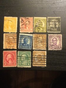 US SC# 581-591 Set Used