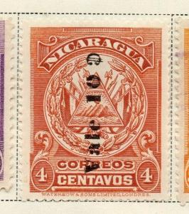 Nicaragua 1906-08 Early Issue Fine Mint Hinged 10c. Surcharged 323116