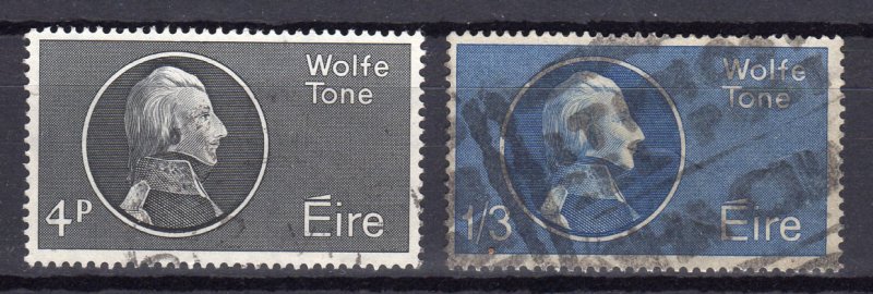 Ireland 1964 Sc#192/193 Theobald Wolfe Tone set (2) Used