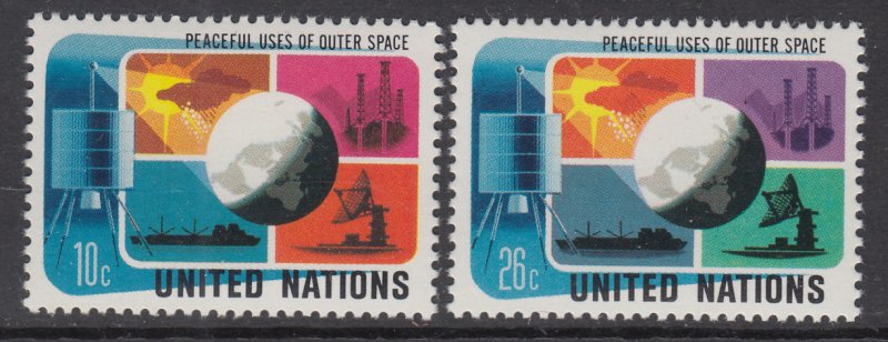 UN New York 256-257 MNH VF