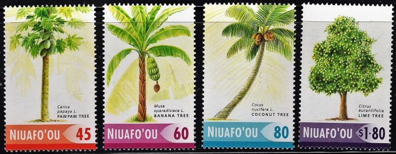 Tonga - Niuafo'ou 255-58 - Mint-NH - Fruit Trees (2004) (cv $5.50)