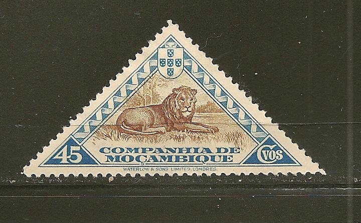 Mozambique Company 182 Lion Triangle Mint Hinged