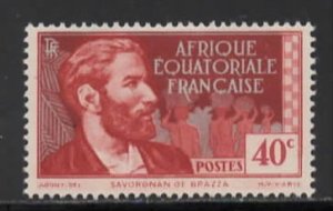 French Equatorial Africa Sc # 45 mint hinged (RRS)