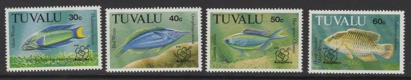 TUVALU SG656/9 1992 KUALA LUMPUR '92 MNH