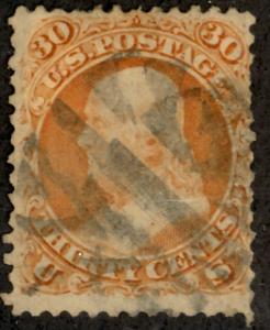 U.S. #71 Used Nice Cancel Cat$200