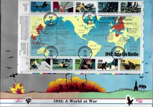 Pugh Designed/Painted Large 1942-World at War...34 of 46 created!!