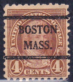 Precancel - Boston, MA PSS 585-42 - Bureau Issue