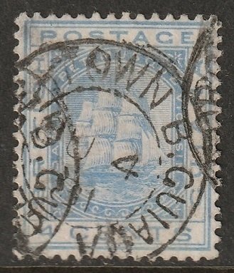 British Guiana 1876 Sc 74 used nice cancel