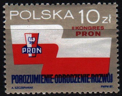 Poland. 1987. 3091. Congress of the Patriotic Movement. MNH. 