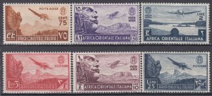 Italy East Africa - Air Mail African Subjects - Sassone n.A1-A13 MNH** cv 1350$