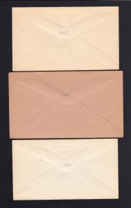 U227/U284 (6) Mint 2c Envelopes Cat. $83.00 