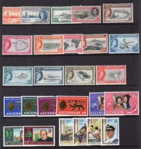 British South Atlantic St Helena, Falklands, etc GVI-QE 131 Stamps Mint-Used